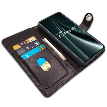 Pikkme coffee Button mobile flip cover for Vivo T3 Pro/iQOO Z9s Pro 5G – photo 5