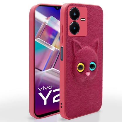 Pink Vivo Y22 Kitty Back Cover – Stylish and Protective Back Cover