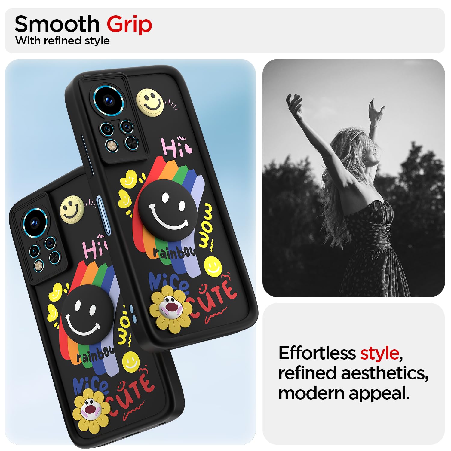 Pikkme Infinix Note 12i black mobile cover – photo 2