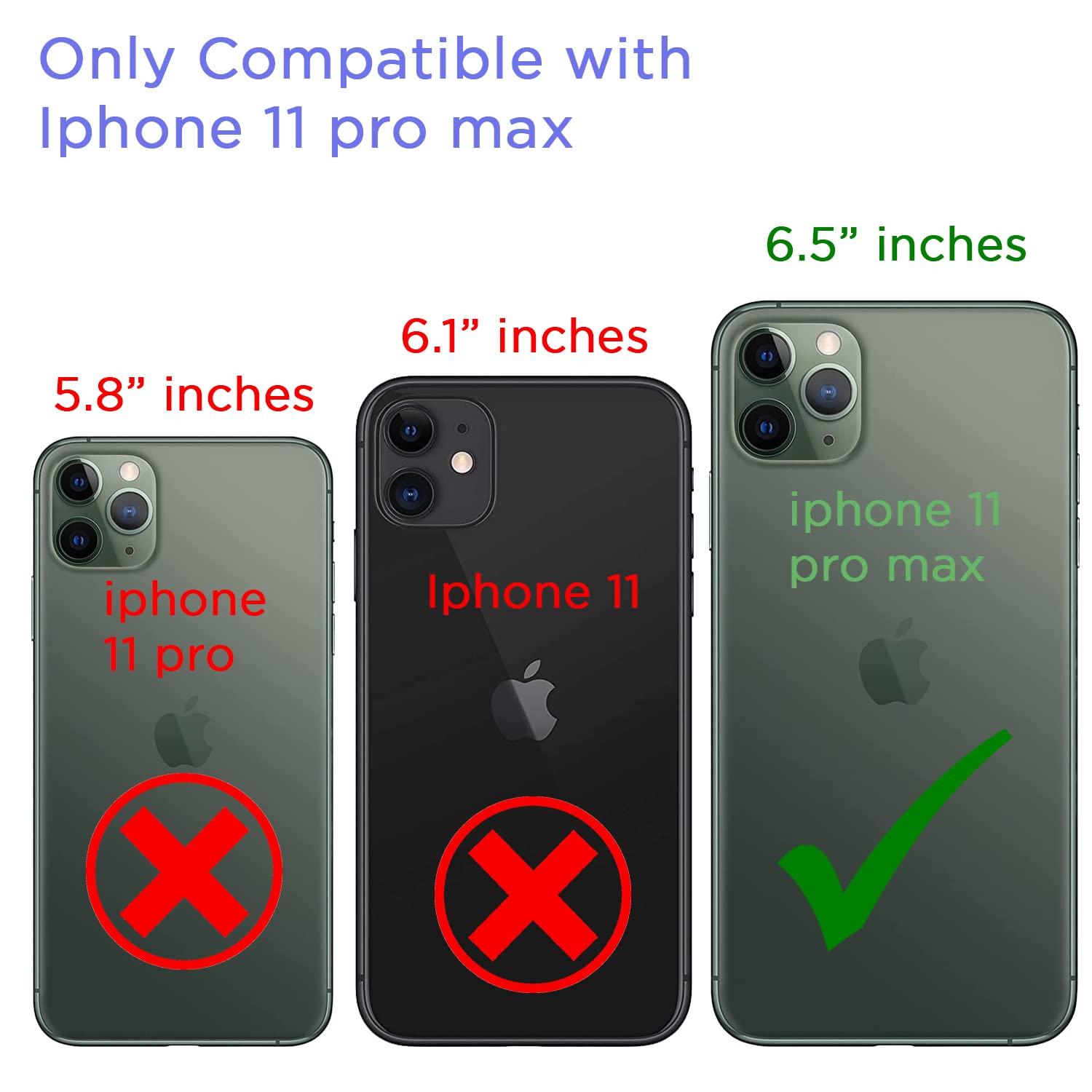 iPhone 11 Pro Max Leather mobile back cover in black by Pikkme – photo 2