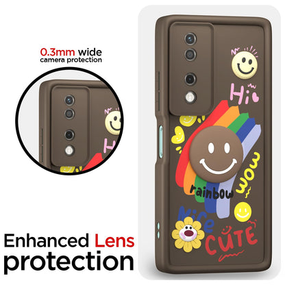 Brown Soft Silicone mobile back cover for Honor X7B 5G – Pikkme – photo 5