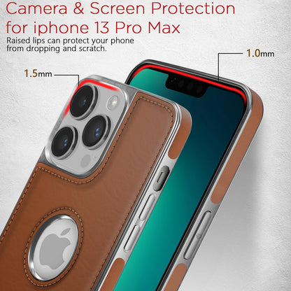 Pikkme iPhone 13 Pro Max chrome tan back cover – photo 4