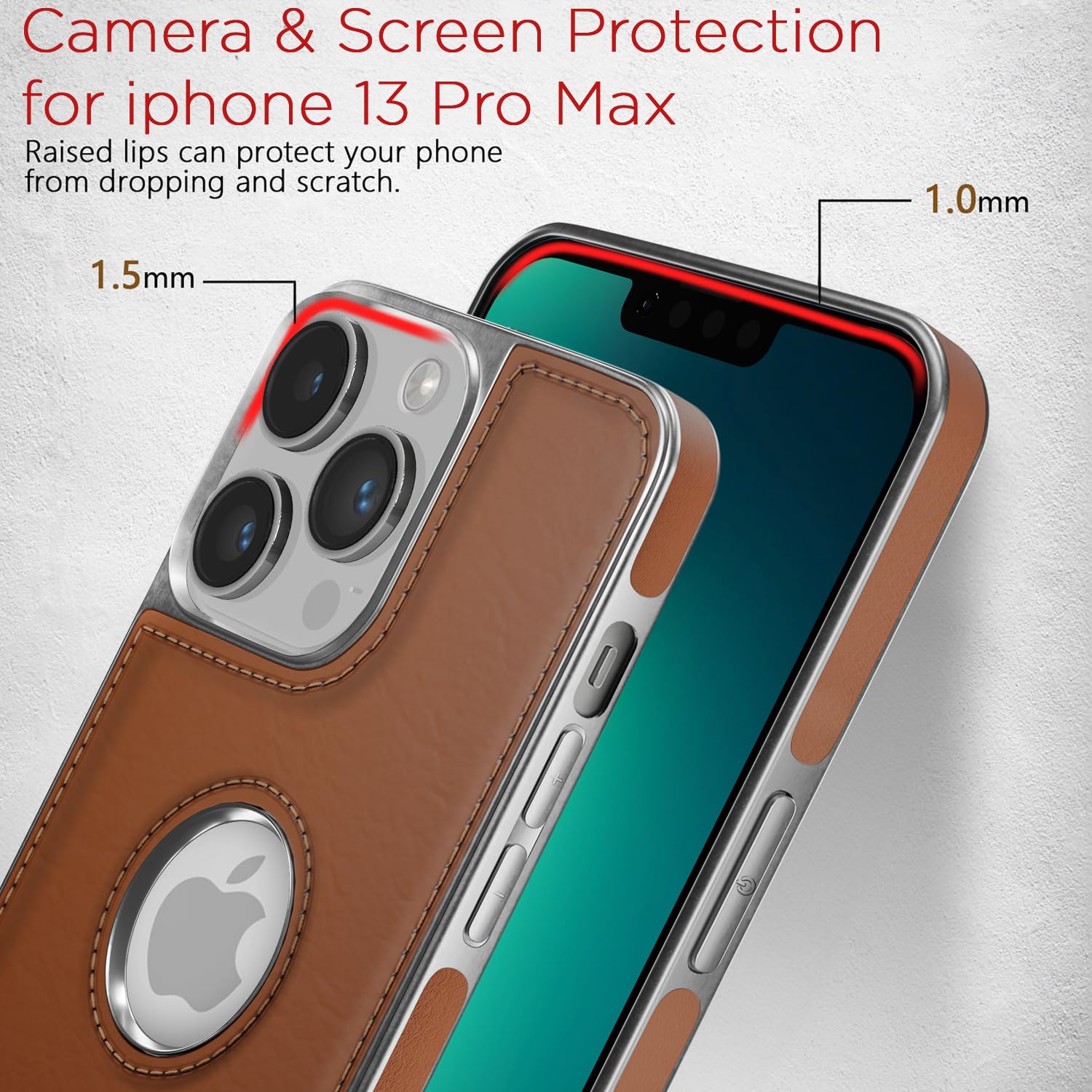 Pikkme iPhone 13 Pro chrome tan phone cover – photo 4