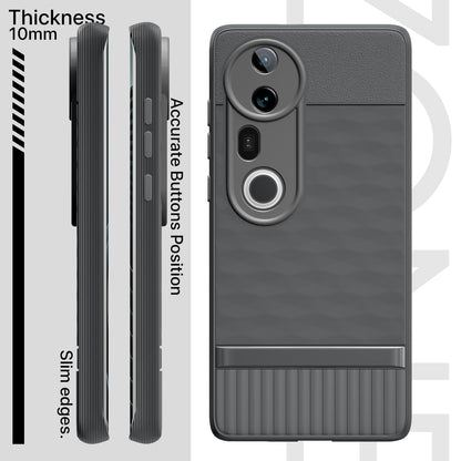 Grey Silicone mobile back cover for Vivo T4 Ultra 5G – Pikkme – photo 3