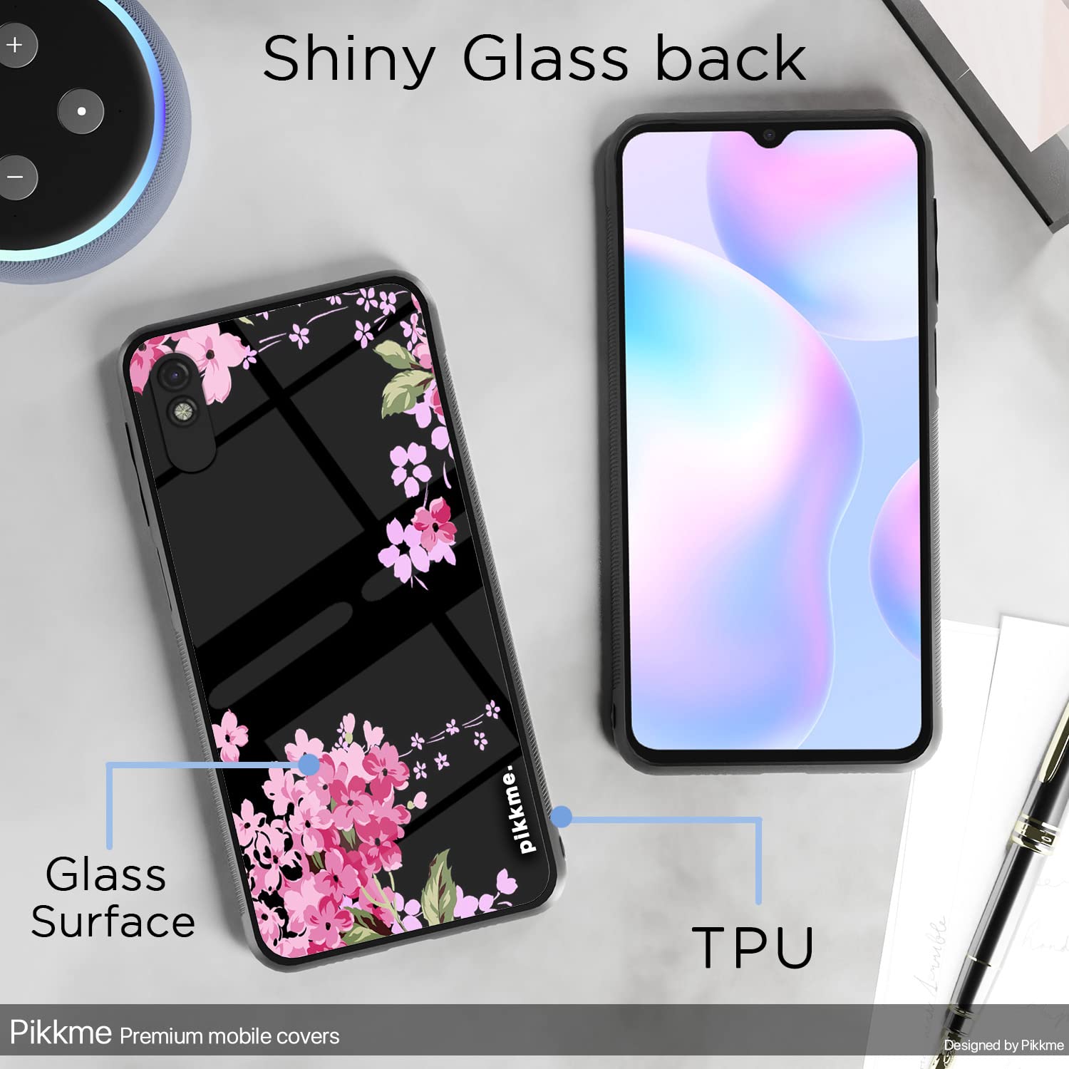 Pikkme Redmi 9A/9i/9A Sport Flower mobile cover – photo 3