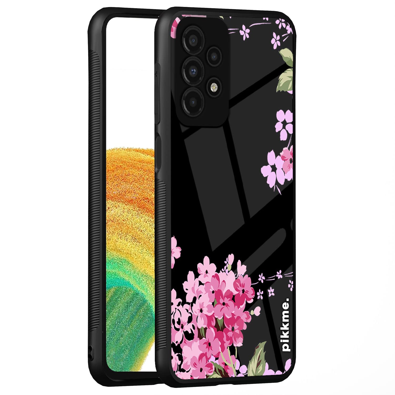 Pikkme Samsung A13 4G Flower mobile back cover