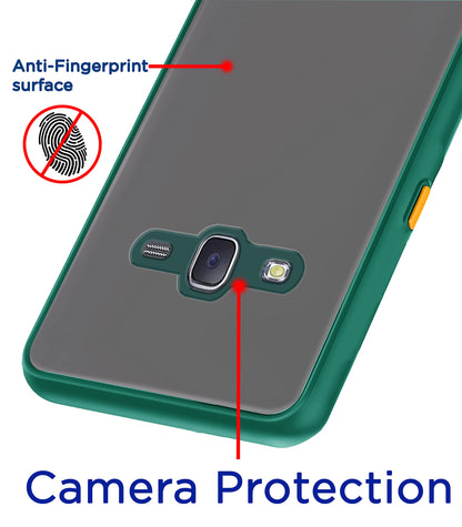 Samsung J7 2015/J7 Hybrid back cover in green by Pikkme – photo 2