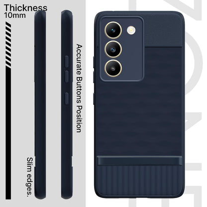 Pikkme Vivo T3 5G / Vivo Y200e 5G Gencase Back Cover (Blue)