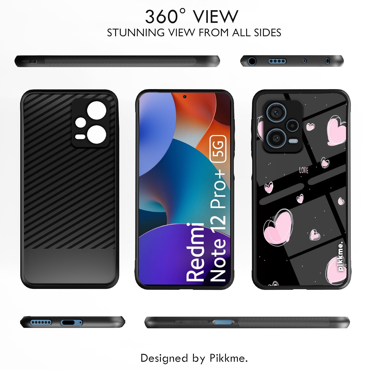 Redmi Note 12 Pro Plus 5G Hybrid back cover by Pikkme – photo 2