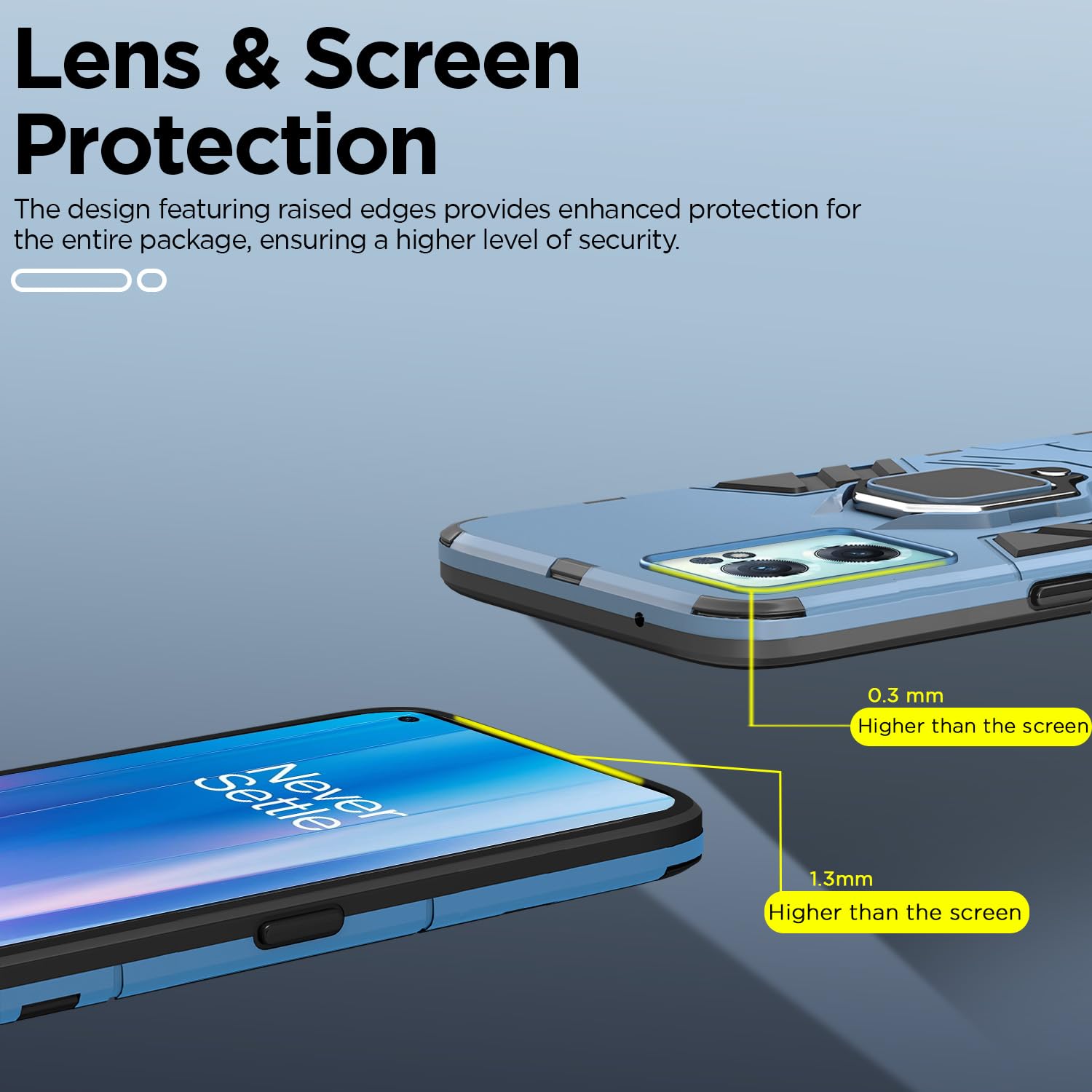 OnePlus Nord CE 2 5G mobile back cover in blue by Pikkme – photo 2
