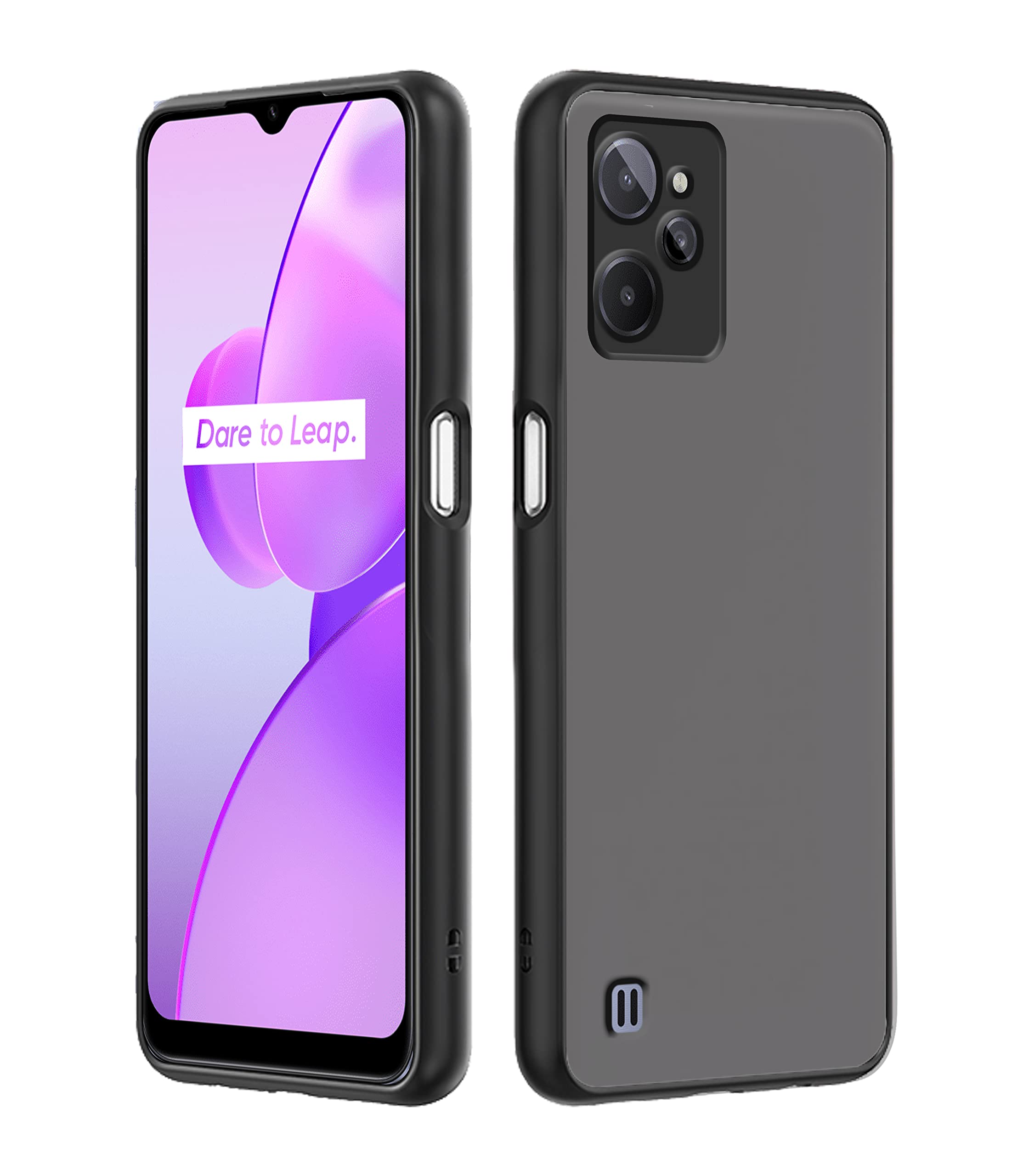 Pikkme Realme C31 black mobile back cover