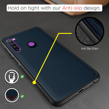 Pikkme Redmi Note 8 Leather blue phone cover – photo 5