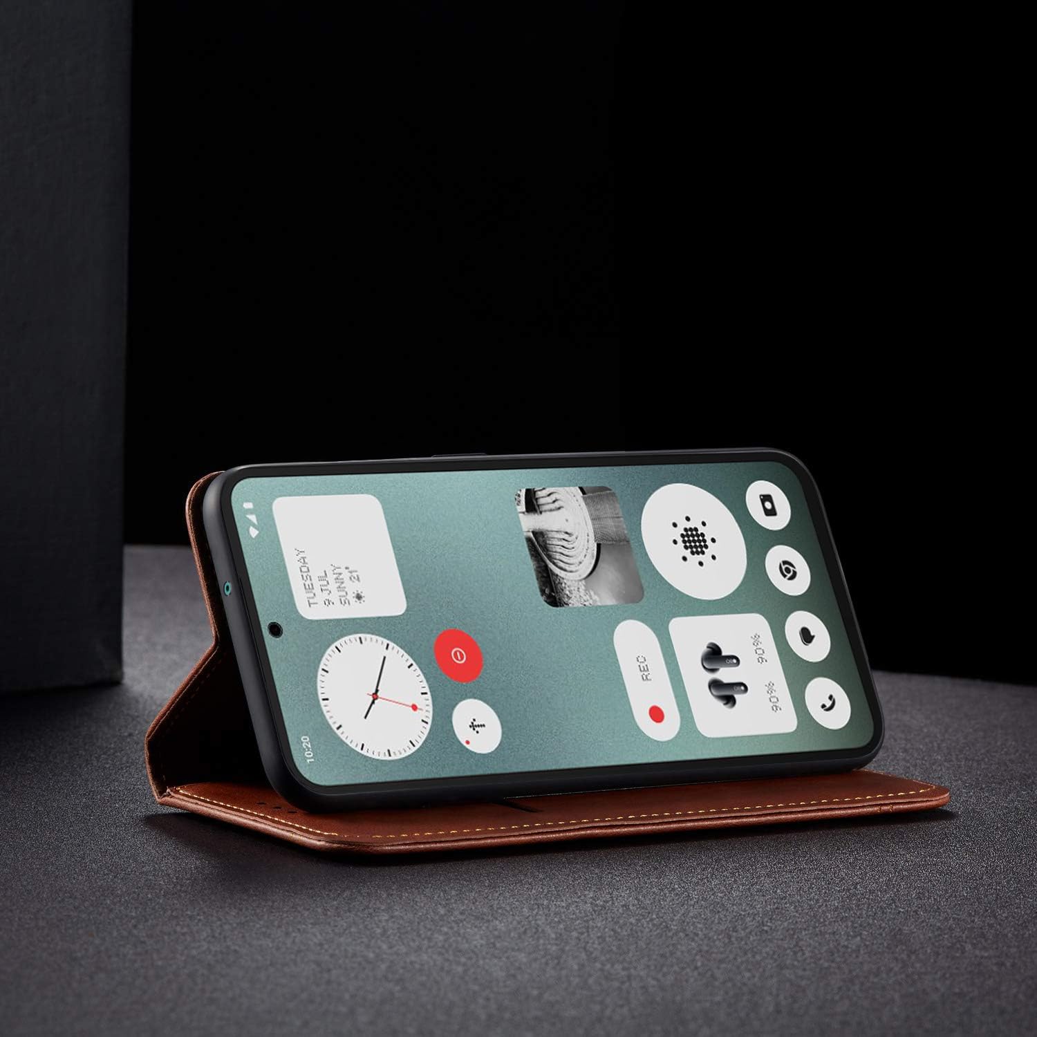 CMF Phone 1 flip cover in brown by Pikkme – photo 5