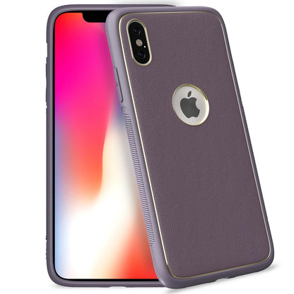 Pikkme iPhone X/XS Chrome purple mobile cover