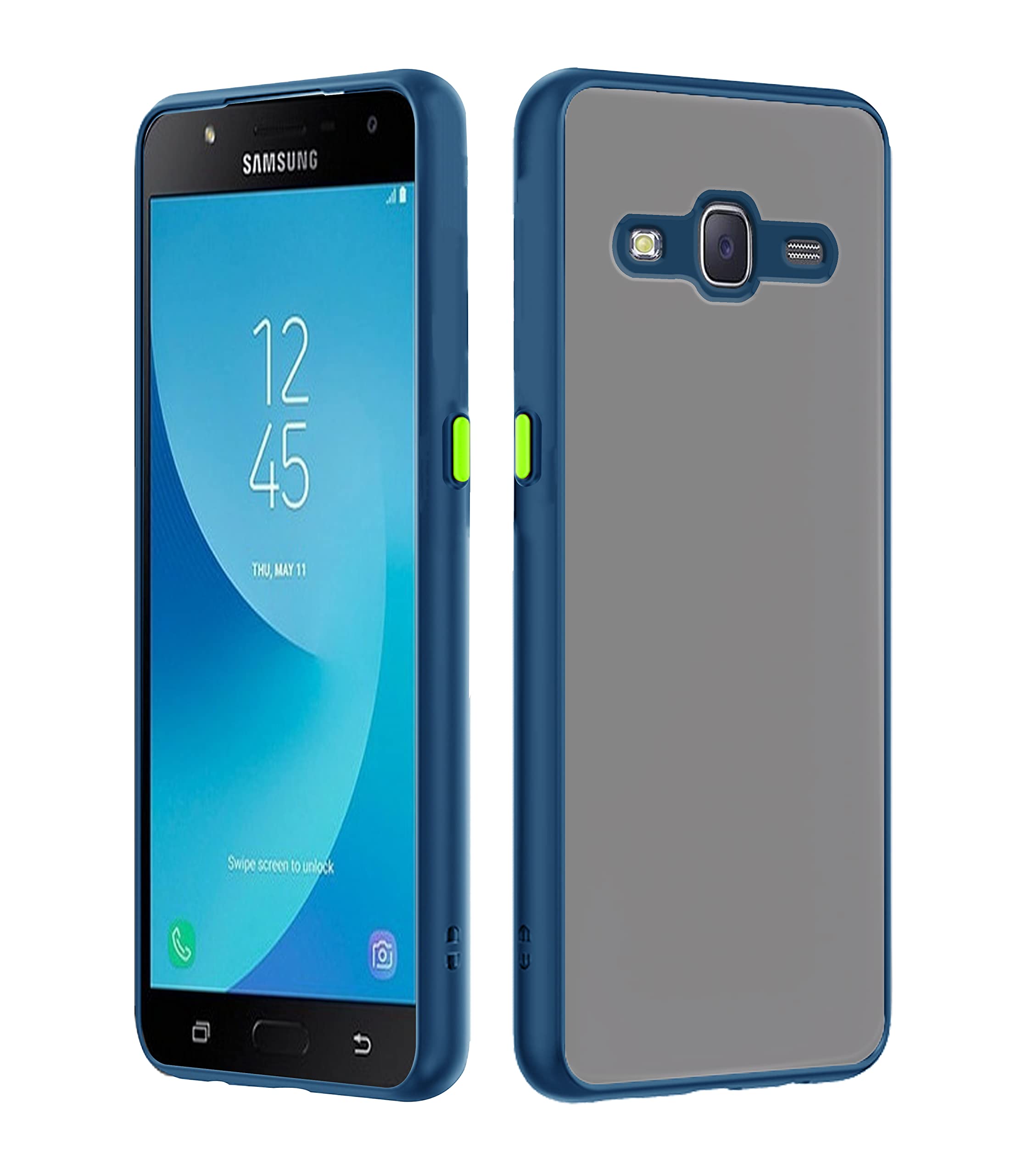 Pikkme Samsung J7 2015/J7 blue back cover