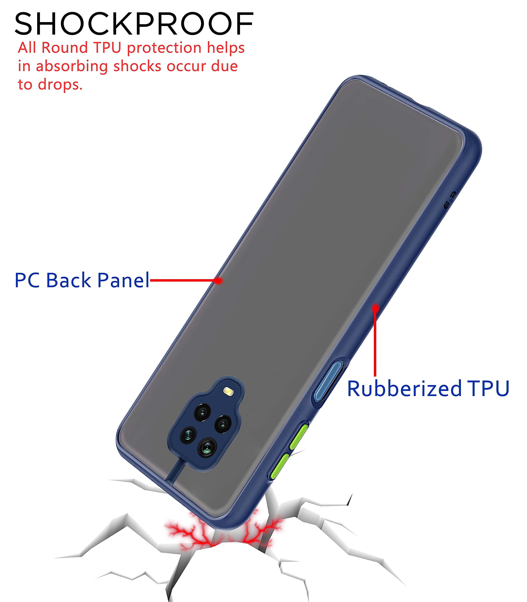 Pikkme blue mobile cover for Redmi Note 10 Lite/Note 9 Pro/Note 9 Pro Max – photo 4