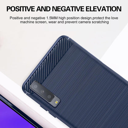 Samsung A7 2018 Hybrid phone cover in blue by Pikkme – photo 6