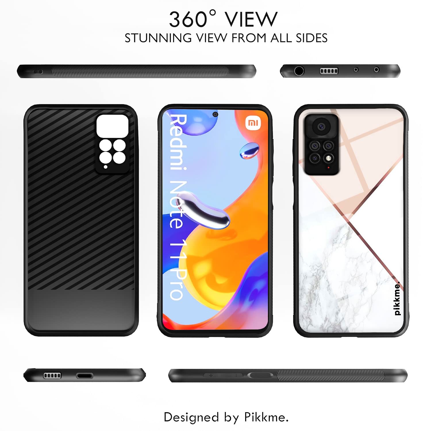 Redmi Note 11 Pro/Note 11 Pro Plus 5G Hybrid mobile cover by Pikkme – photo 2