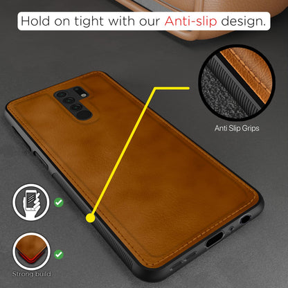 Pikkme Redmi 9 Prime/Poco M2 brown phone cover – photo 2