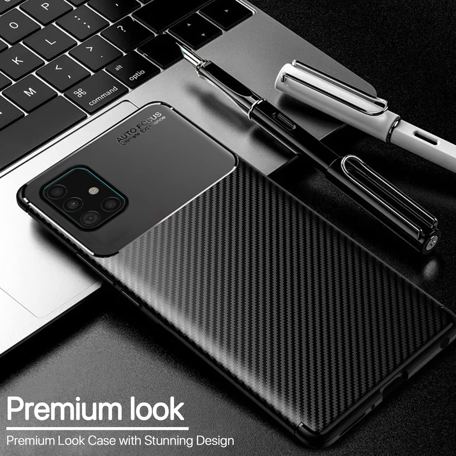 Black Carbon phone cover for Samsung A51 – Pikkme – photo 3