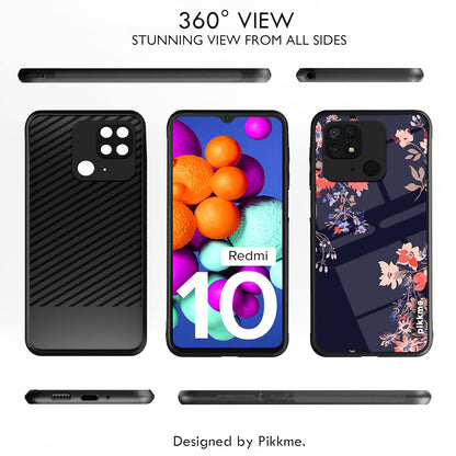 Pikkme Redmi 10/10 Power Flower mobile back cover – photo 2