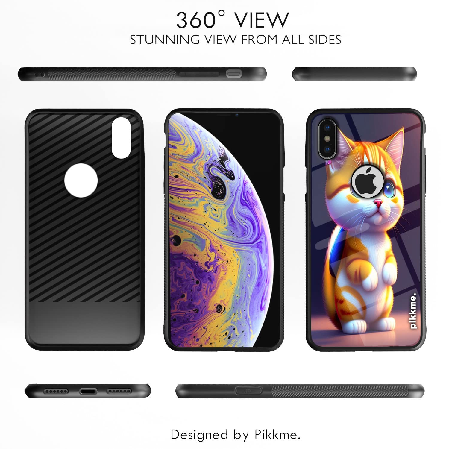 Cat Back cover for iPhone X/XS – Pikkme – photo 2