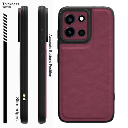 Pikkme purple Leather back cover for OnePlus Nord 6 5G – photo 3