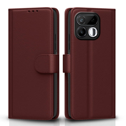 Realme 16T 5G Wallet flip case in brown by Pikkme