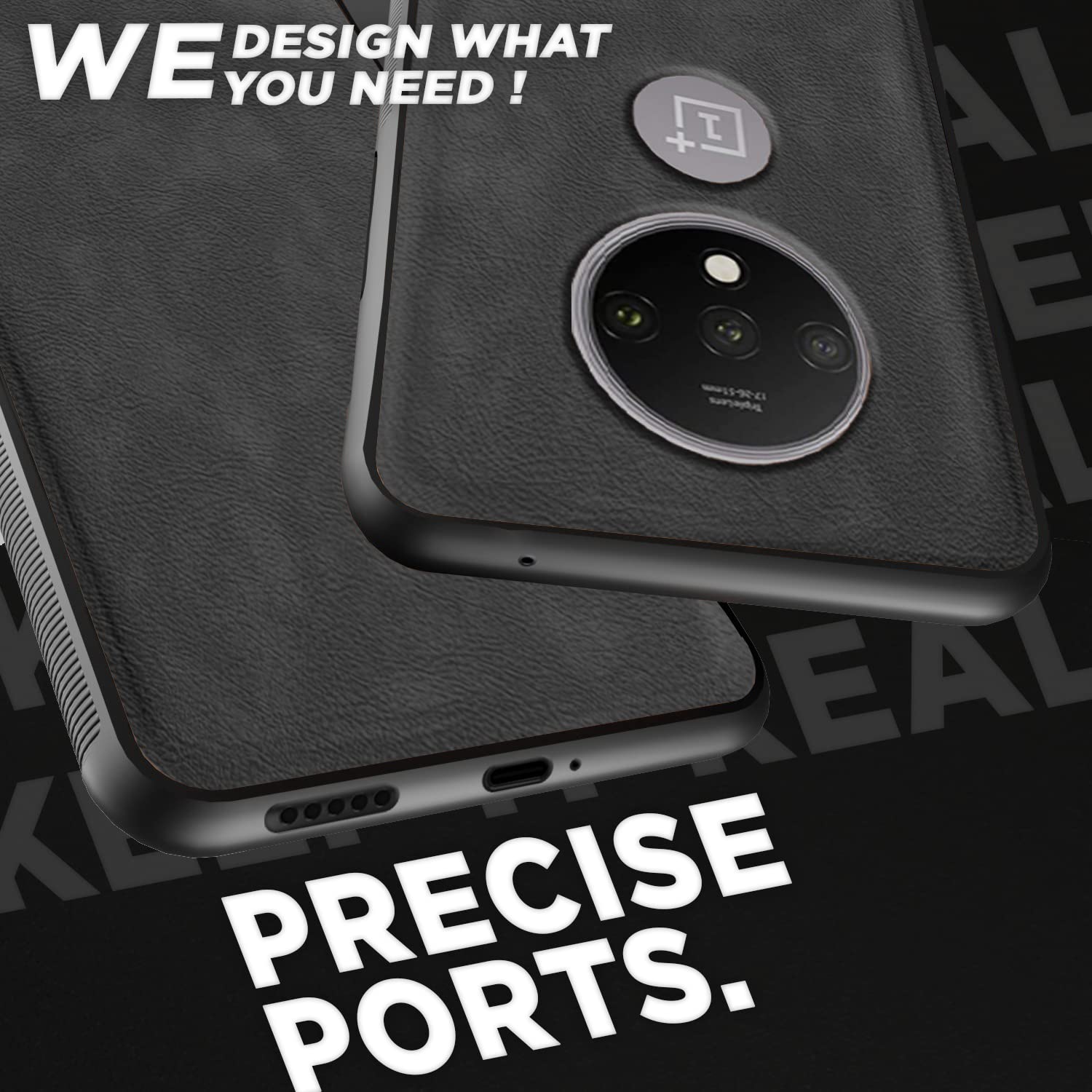 Pikkme grey mobile back cover for OnePlus 7T – photo 4