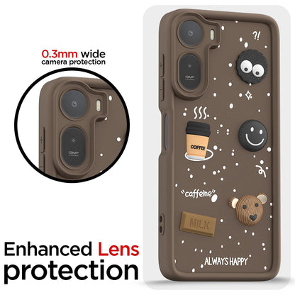 Brown mobile back cover for Redmi A7 Pro/Poco C85x 5G/3D – Pikkme – photo 5