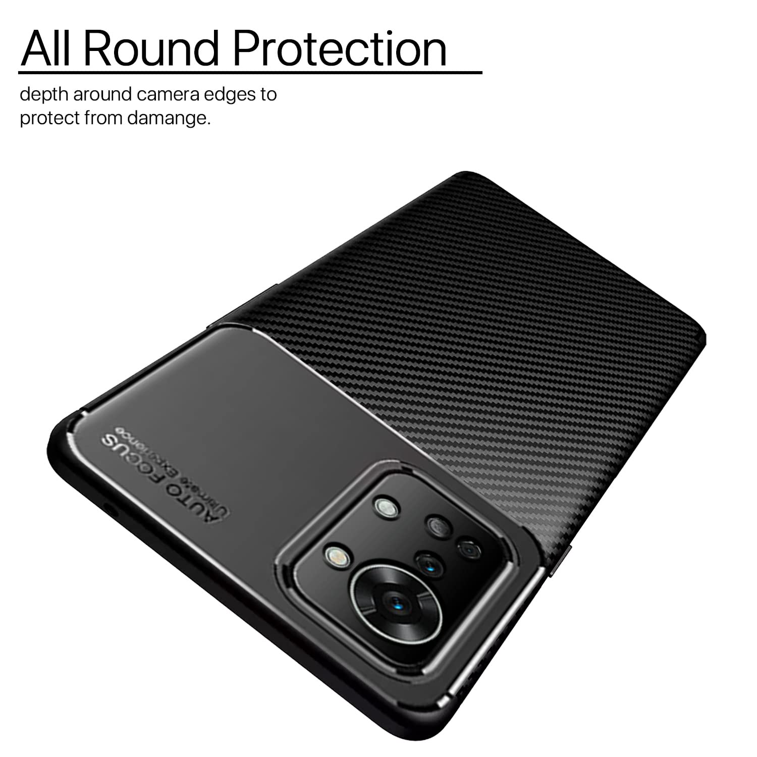 OnePlus Nord 2T 5G Carbon mobile cover in black by Pikkme – photo 3