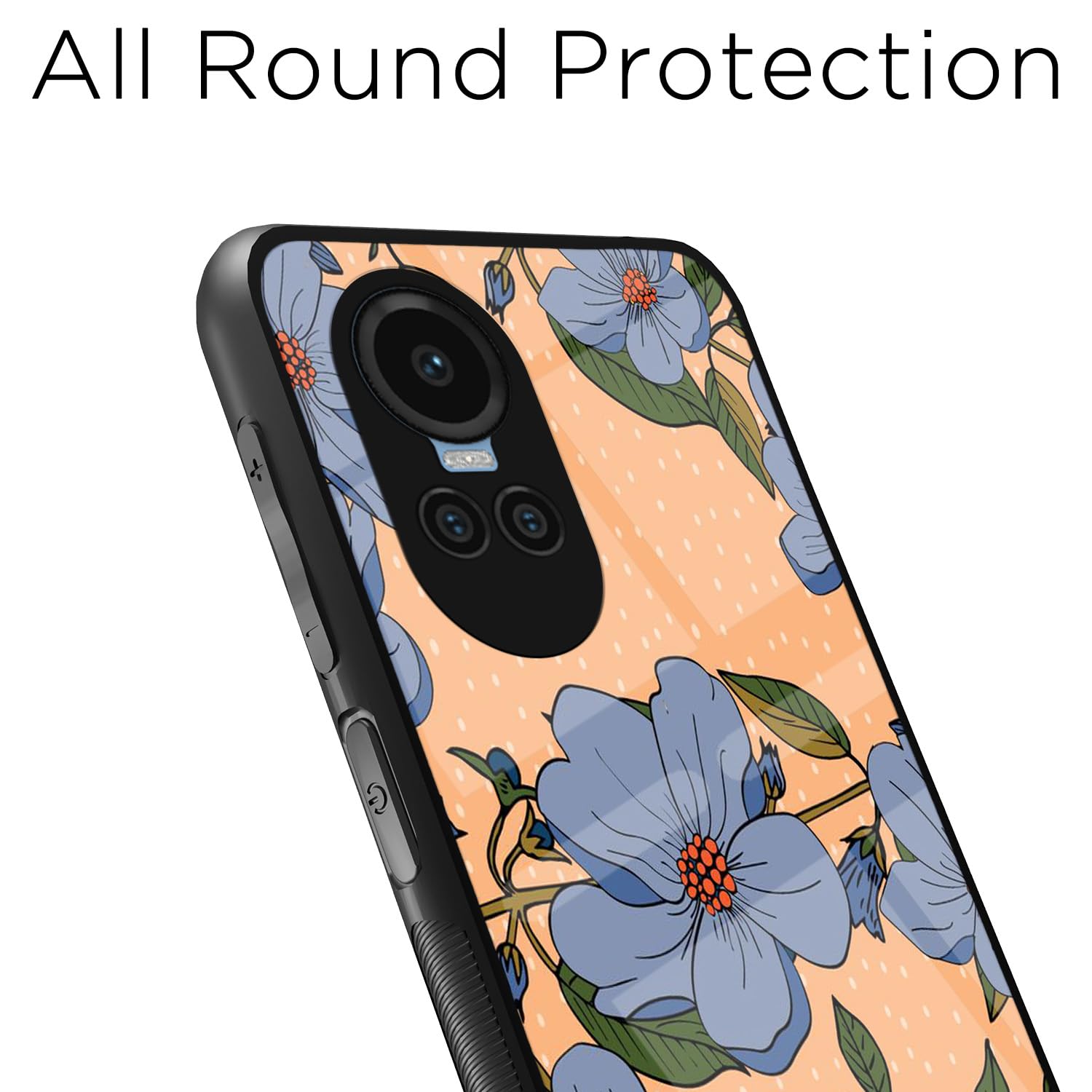Oppo Reno 10 5G Flower mobile cover by Pikkme – photo 7