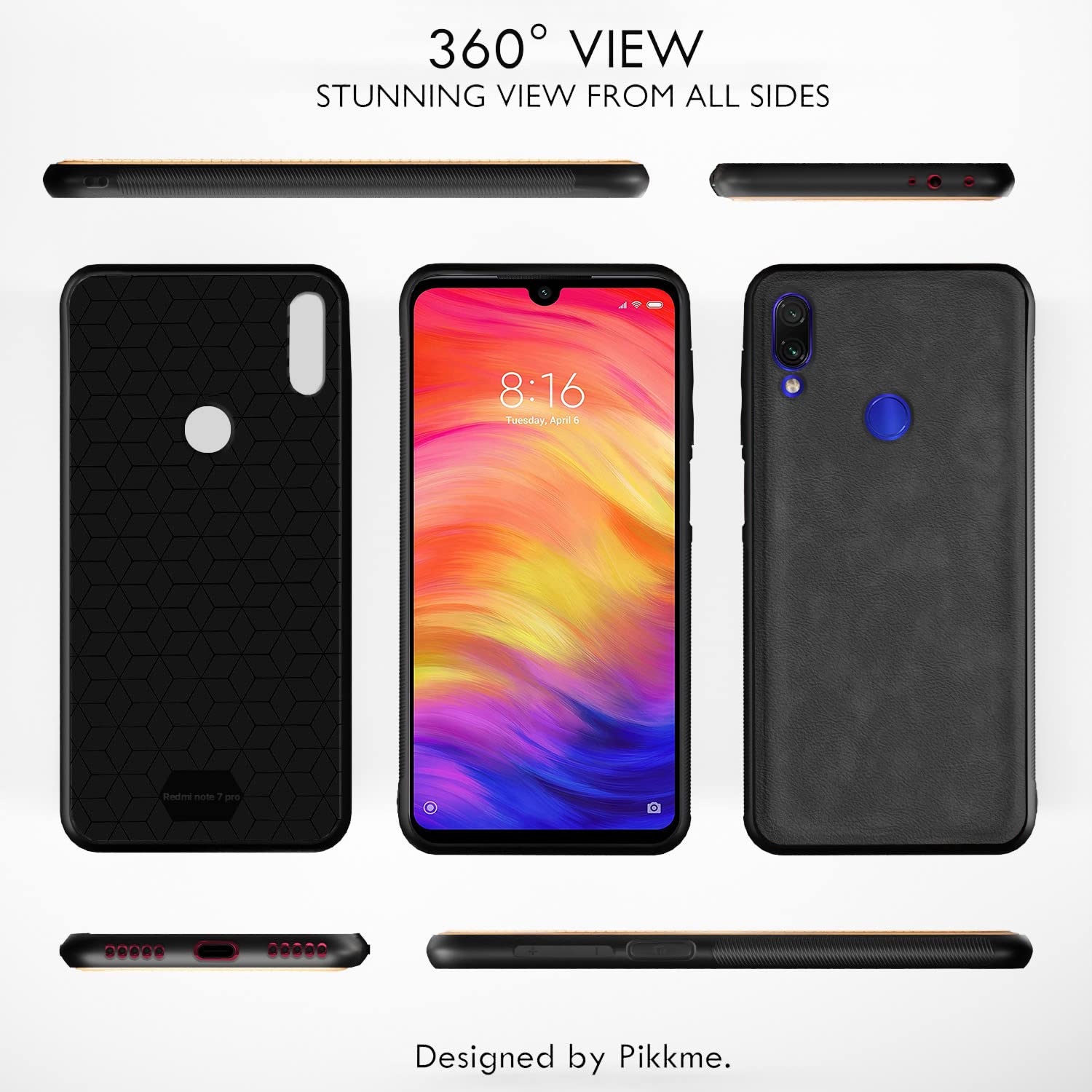 Grey mobile cover for Redmi Note 7 Pro/Note 7/Note 7S – Pikkme – photo 3