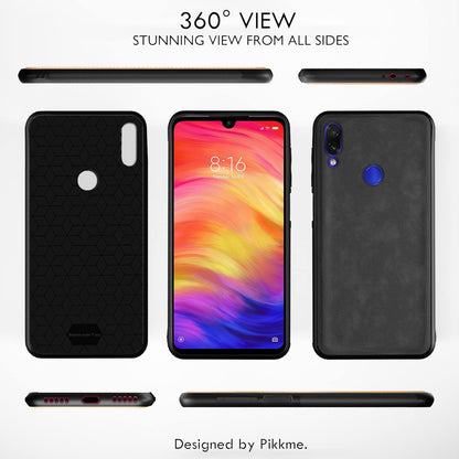 Pikkme Redmi Note 7 Pro/Note 7/Note 7S Leather grey mobile back cover – photo 2