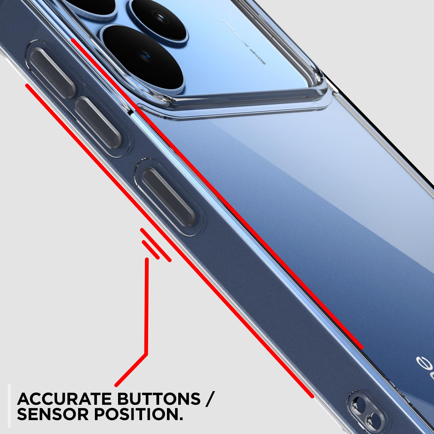 Realme P4 5G phone cover in transparent by Pikkme – photo 6