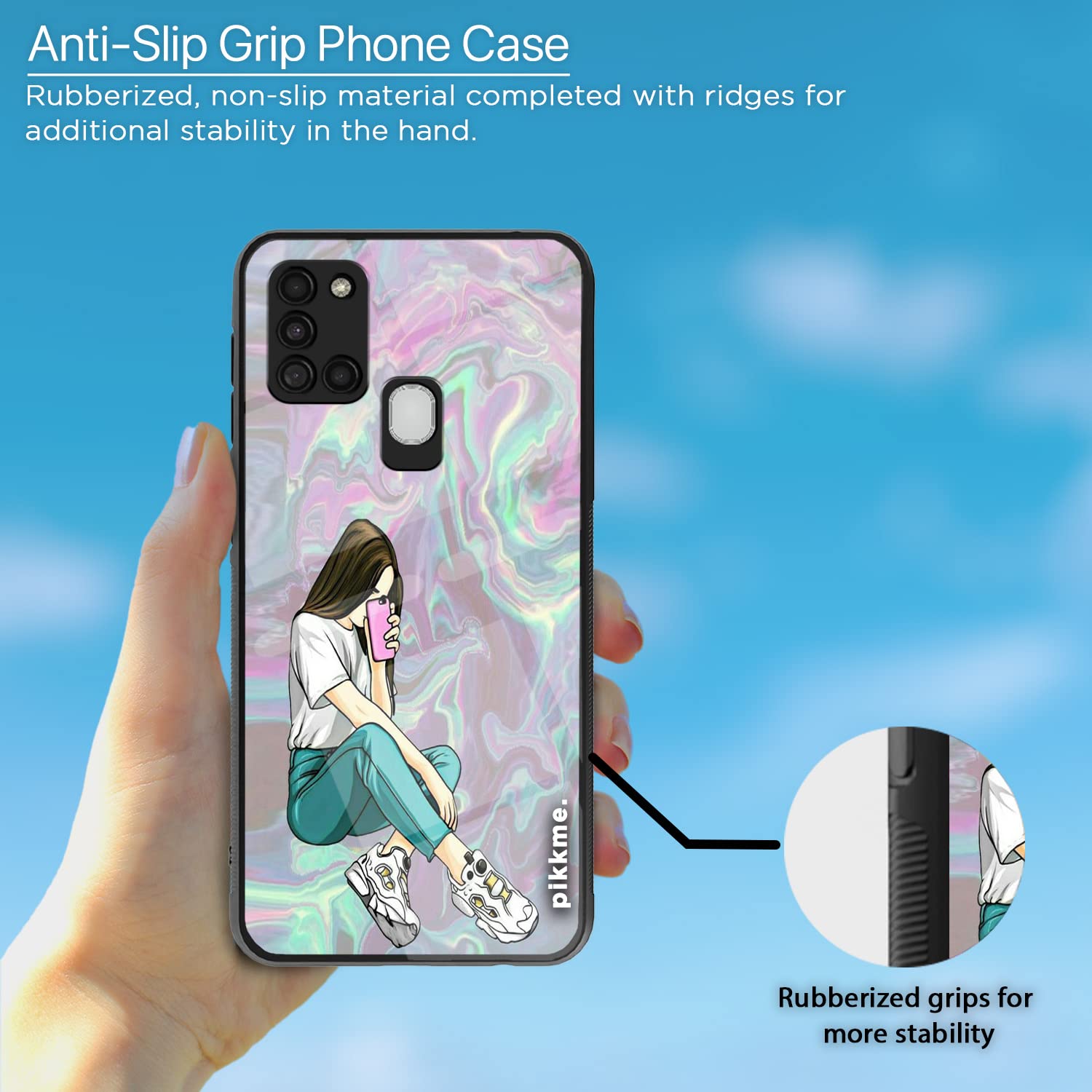 Pikkme Hybrid mobile back cover for Samsung A21s – photo 5