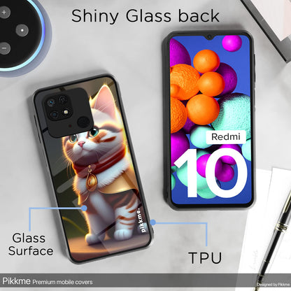 Pikkme Cat mobile cover for Redmi 10/10 Power – photo 3