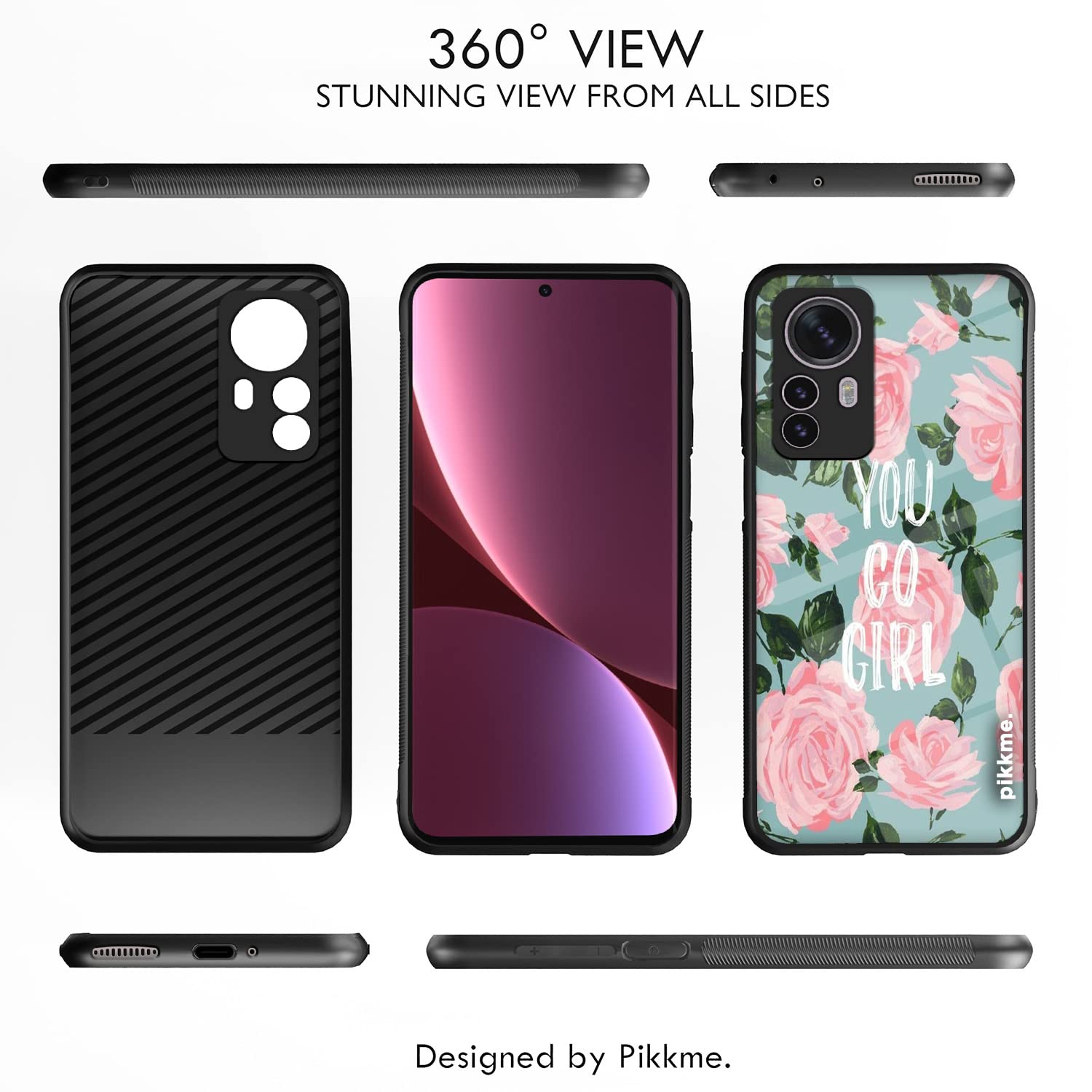 Mi 12 Pro 5G Flower phone cover by Pikkme – photo 2