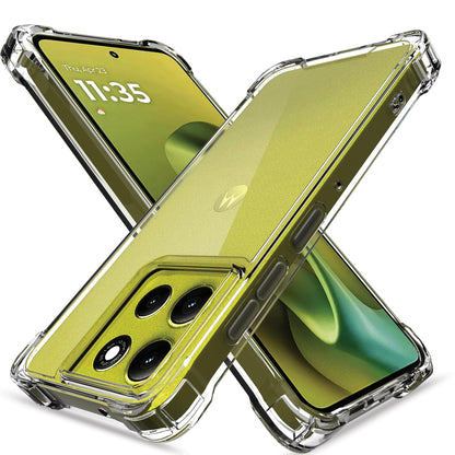 Moto G86 Power 5G Clear mobile cover in transparent by Pikkme