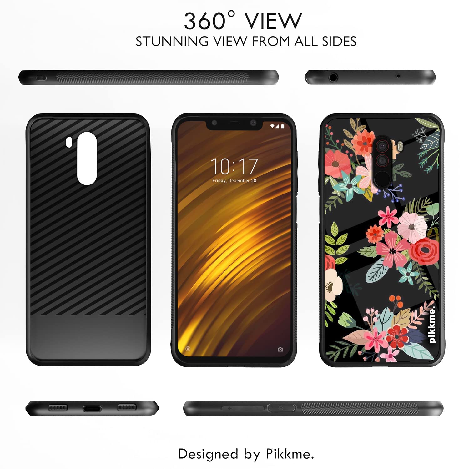 Pikkme Flower back cover for Poco F1 – photo 2
