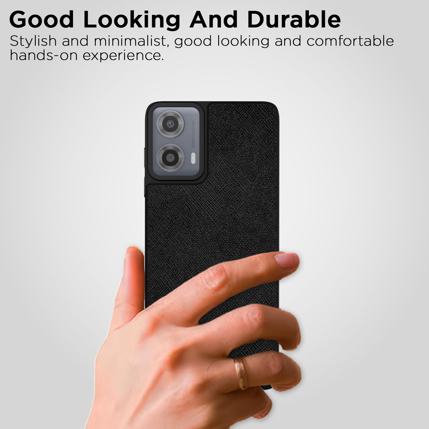 Black back cover for Moto G34/G45 5G – Pikkme – photo 7