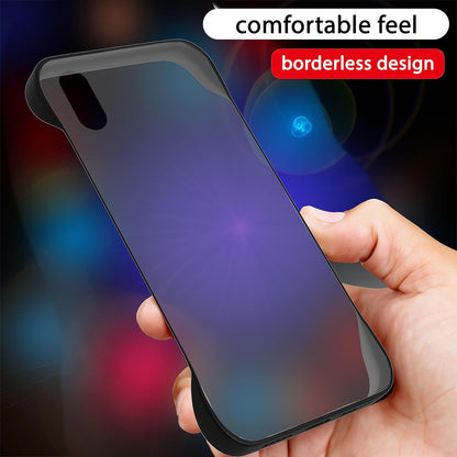 Pikkme iPhone X/Xs  Frameless Back Cover (Black)