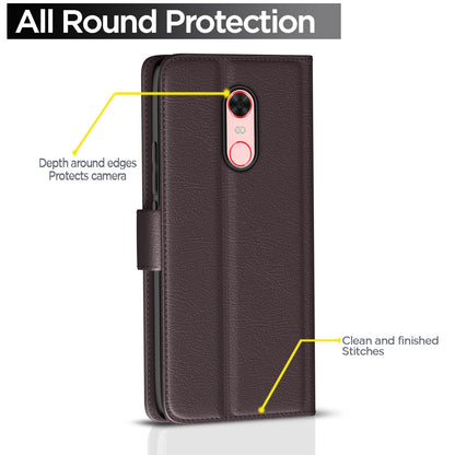 Pikkme coffee Wallet wallet flip cover for Redmi Note 5 – photo 4