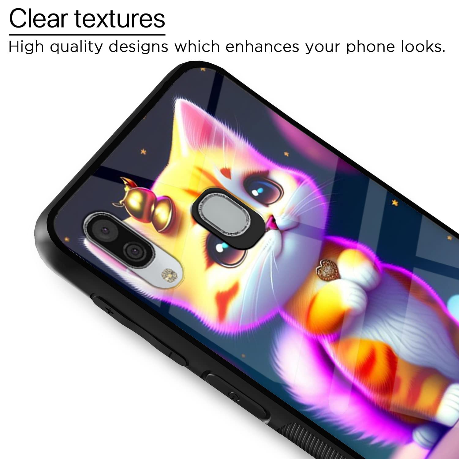 Pikkme Samsung A20/A30/M10s Cat mobile back cover – photo 4