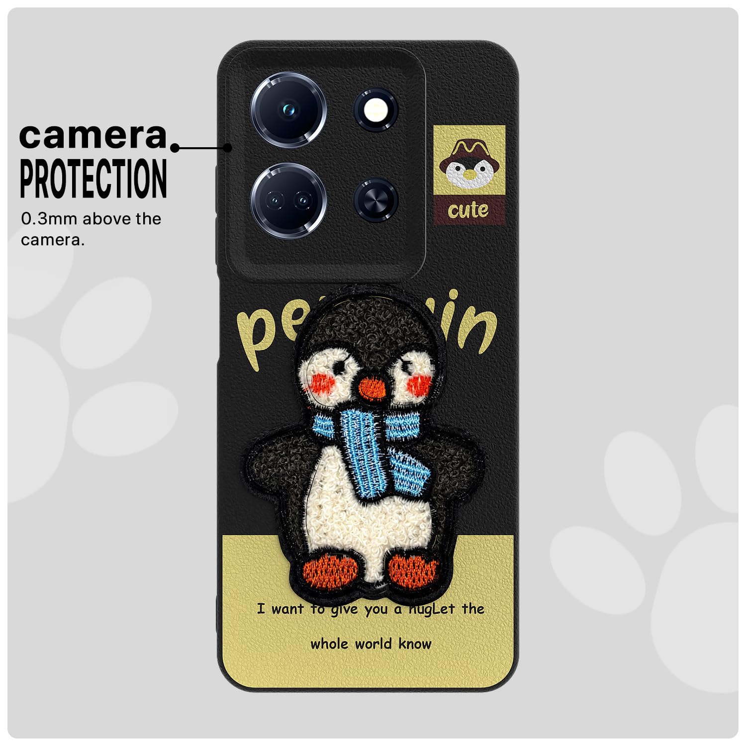 Black mobile back cover for Infinix Note 30 5G – Pikkme – photo 6