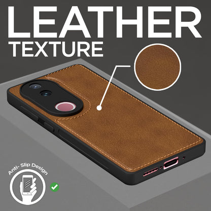 Pikkme Vivo V50 5G / V50e 5G Leather Back Case | Brown