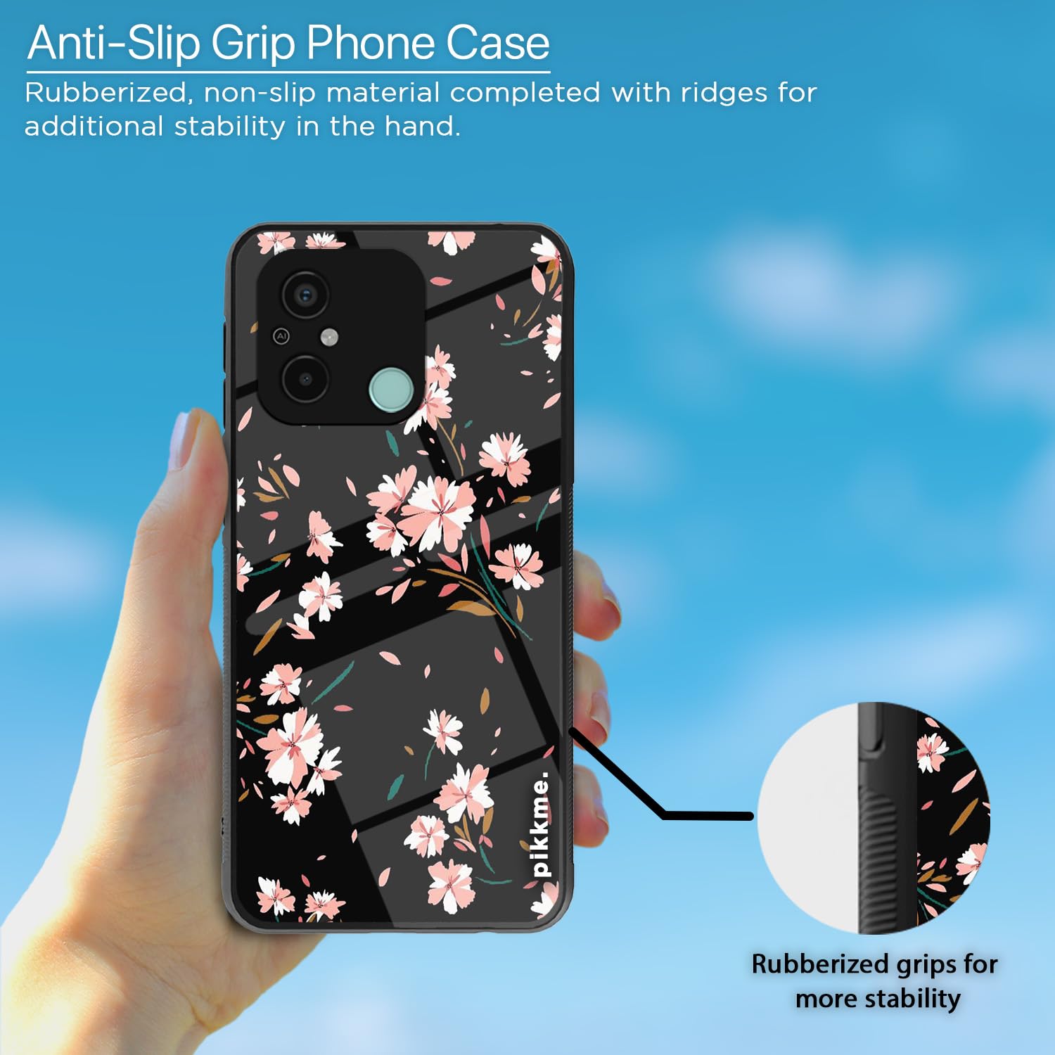 Pikkme Flower mobile cover for Redmi 12C/Poco C55 – photo 5