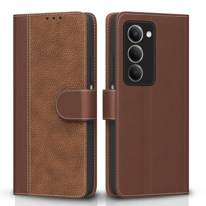 Pikkme tan mobile flip cover for Redmi 15 5G