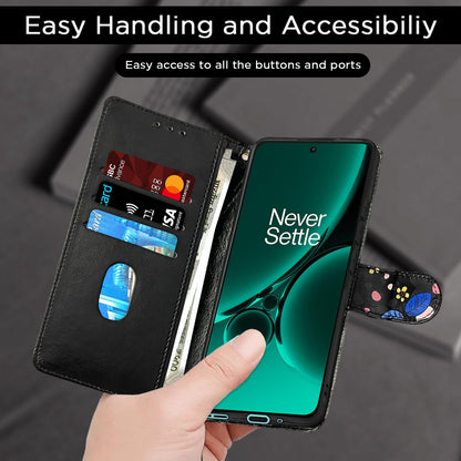 Pikkme black flower flip cover for OnePlus Nord CE 3 5G – photo 7