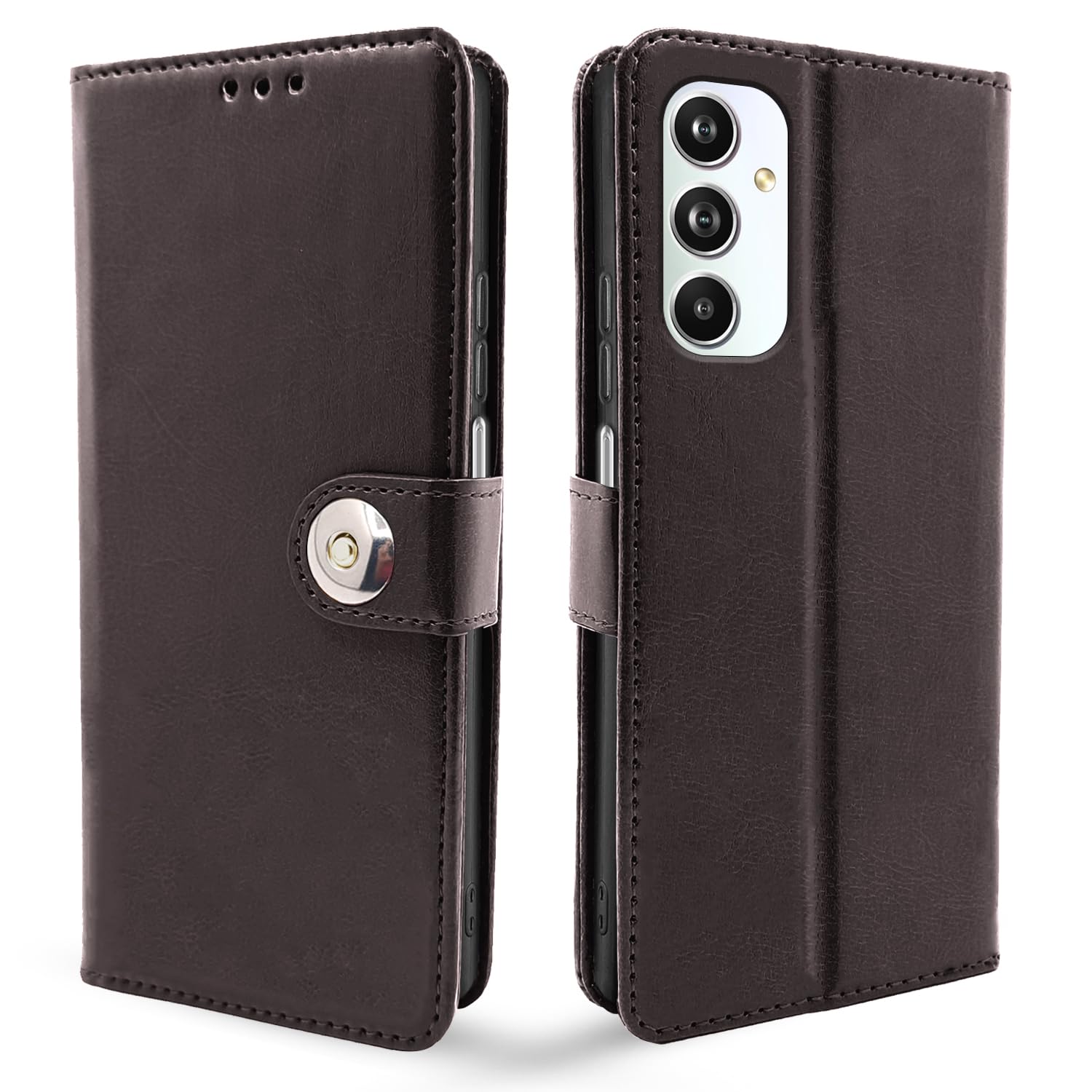 Pikkme Samsung M34 5G coffee mobile flip cover